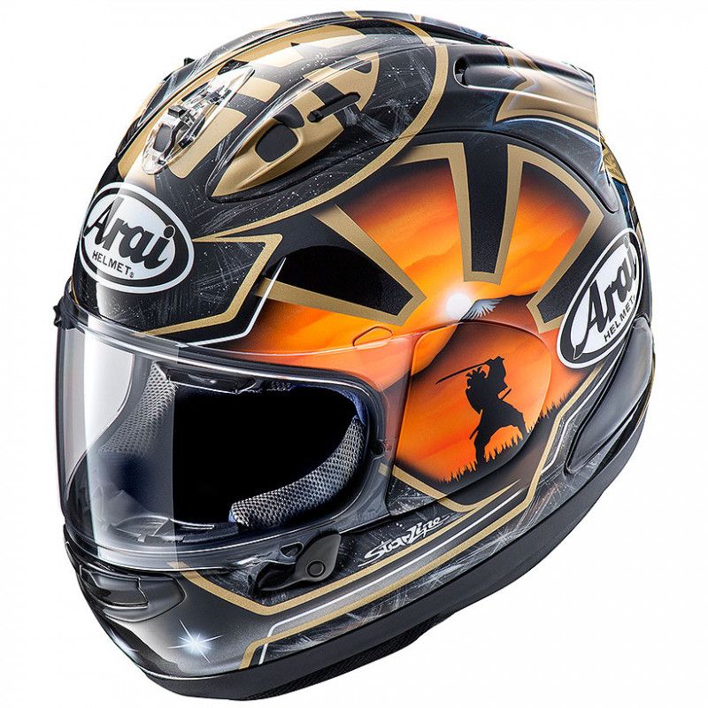 ARAI RX7X PEDROSA 侍SPIRIT 金小丹尼金武士- 東大騎士裝備館