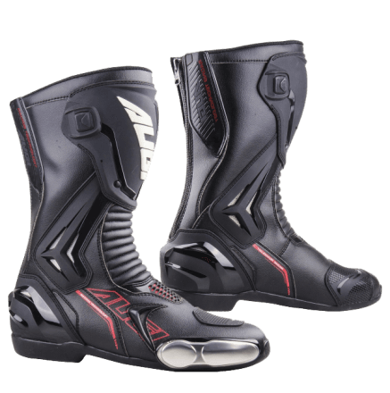 AUGI AR3-1 黑色競速公路車靴長筒防摔鞋- 東大騎士裝備館- 東大騎士